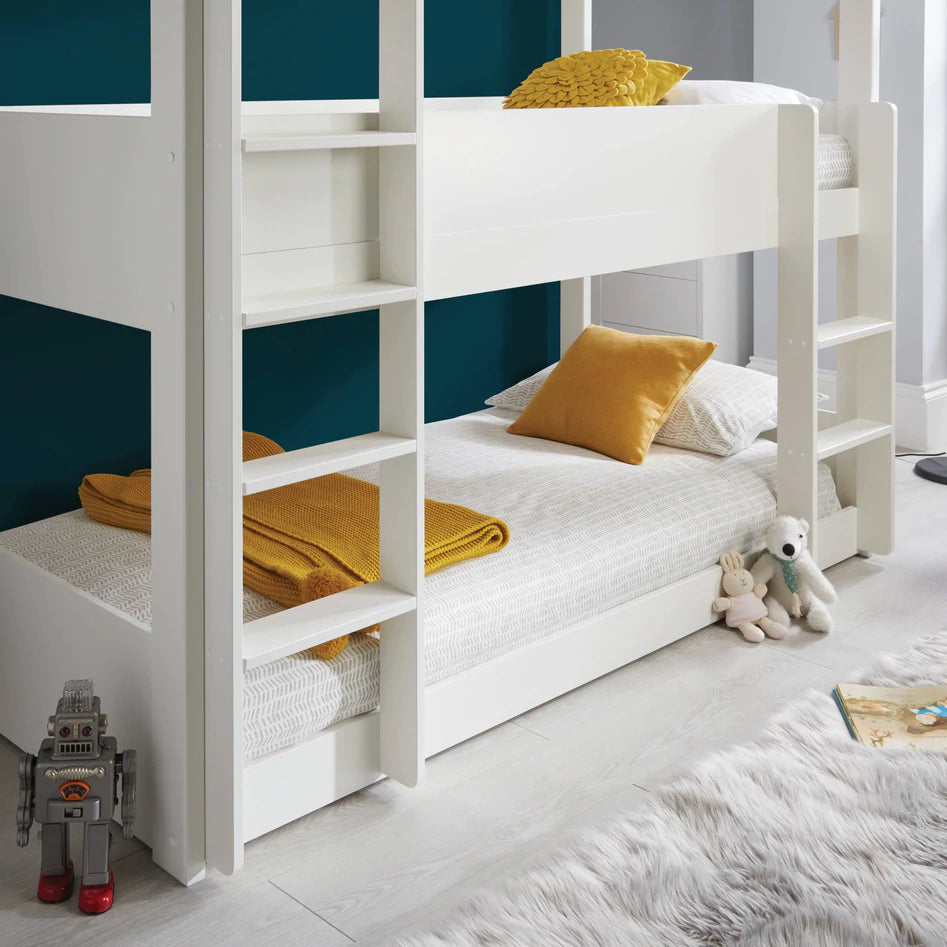 Snowdon White Three Tier Bunk Bed ModelBedroom