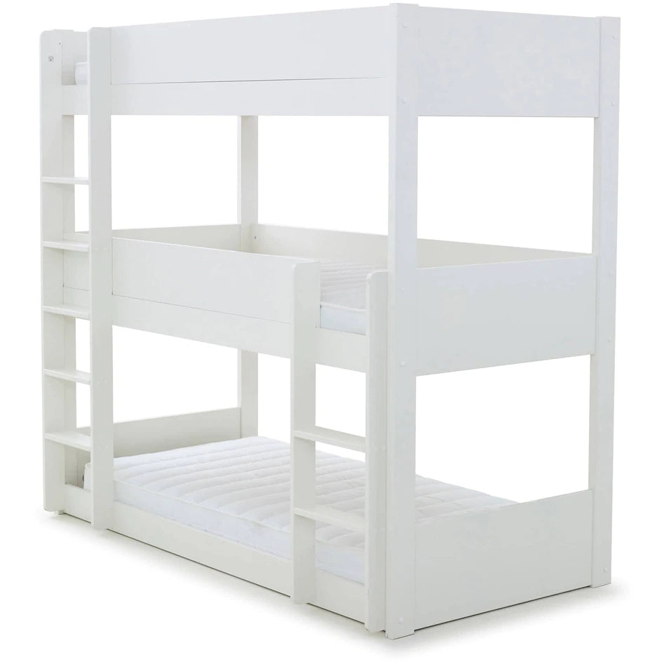 Snowdon White Three Tier Bunk Bed ModelBedroom