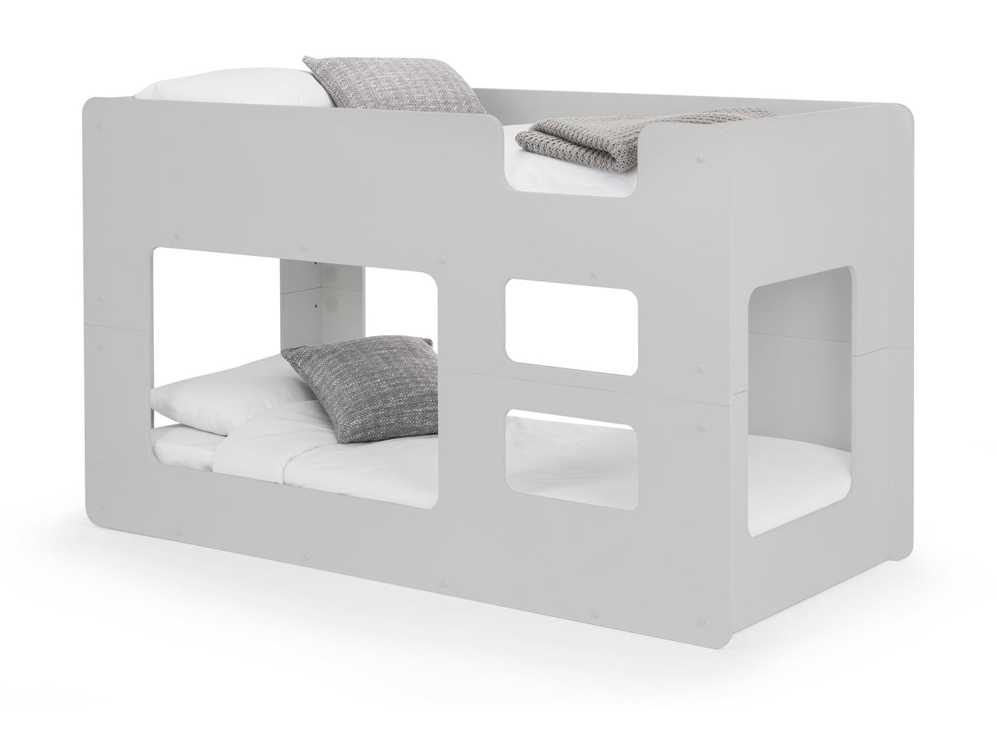 Solar Pod Bunk Bed Dove Grey - Kids Single Bunk Bed ModelBedroom