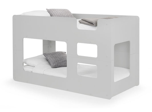 Solar Pod Bunk Bed Dove Grey - Kids Single Bunk Bed ModelBedroom