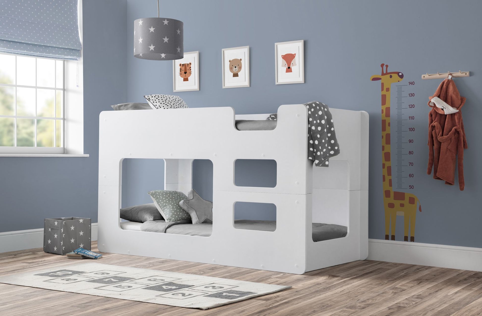 Solar Bunk Bed White - Kids Pod Style Bunk Bed ModelBedroom