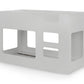 Solar Pod Bunk Bed Dove Grey - Kids Single Bunk Bed ModelBedroom