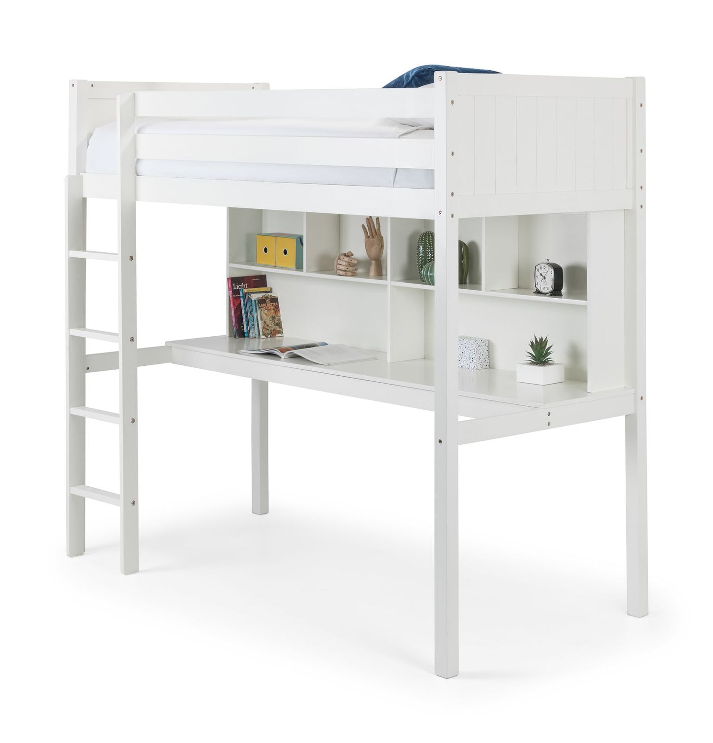 Titan High Sleeper - White High Sleeper with Workstation ModelBedroom