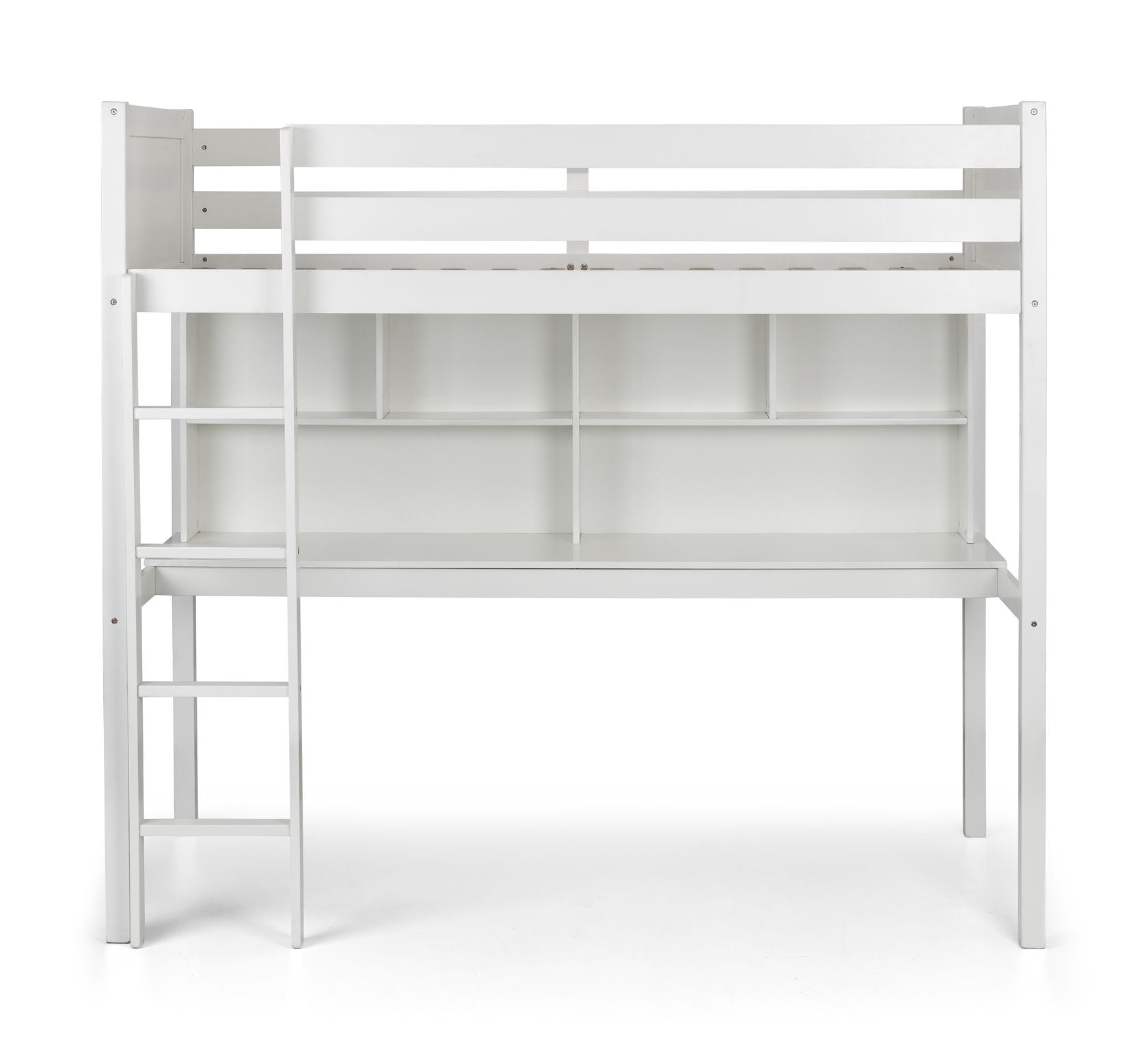 Titan High Sleeper - White High Sleeper with Workstation ModelBedroom