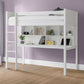 Titan High Sleeper - White High Sleeper with Workstation ModelBedroom