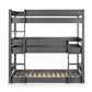Trio Bunk Bed Anthracite ModelBedroom