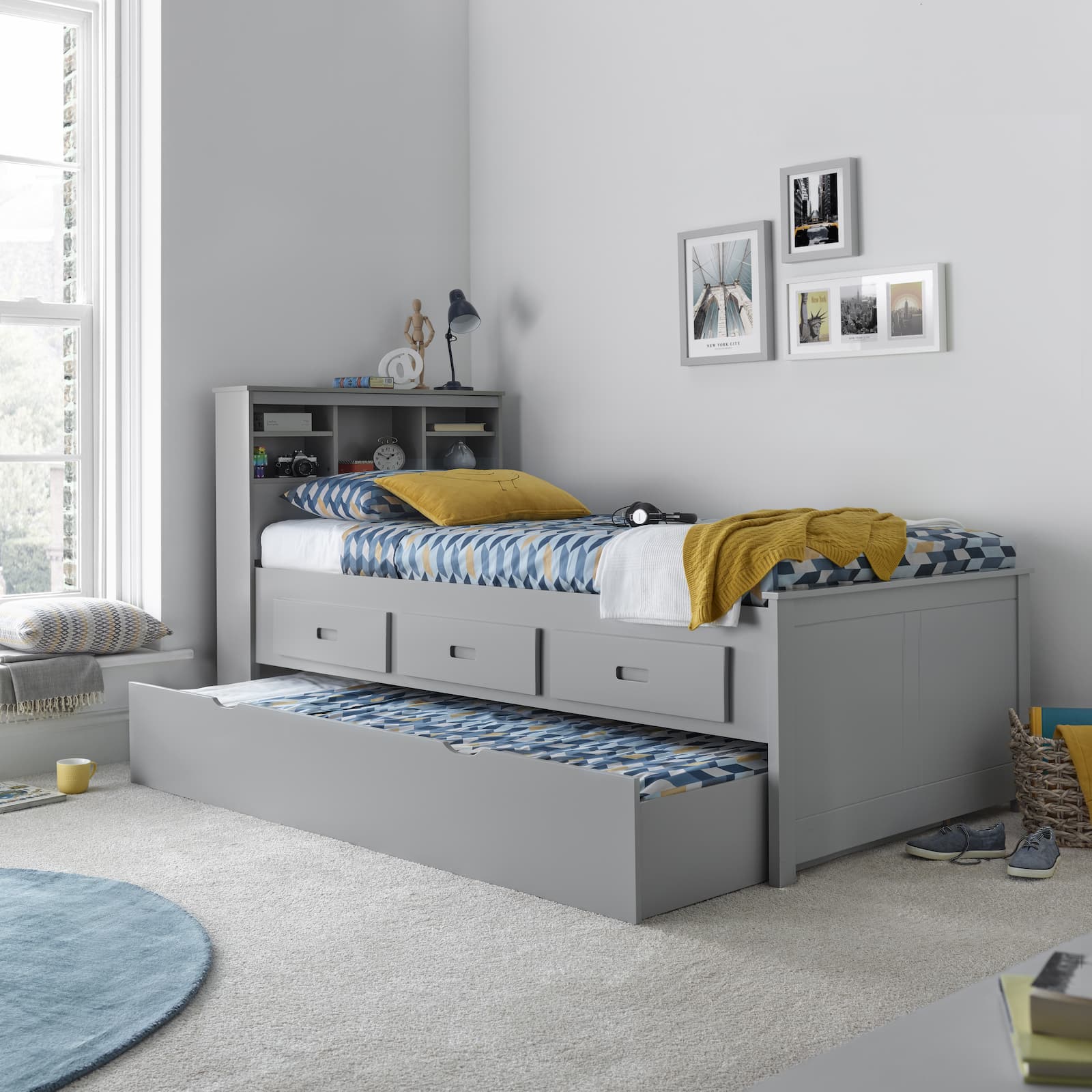 Bedmaster Veera Grey Guest Bed - Veera Grey Day Bed ModelBedroom