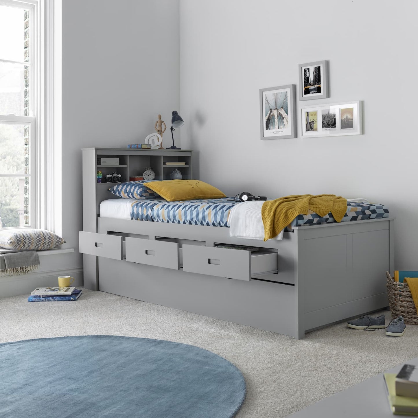 Bedmaster Veera Grey Guest Bed - Veera Grey Day Bed ModelBedroom