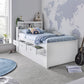Bedmaster Veera White Wooden Guest Bed - Veera White Day Bed ModelBedroom