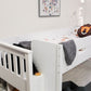 FLAIR WHITE CHARLIE MID SLEEPER FRAME ONLY ModelBedroom