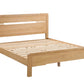 Beautiful Curve Oak Bed - Curve Oak Wooden Bed King Size ModelBedroom