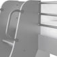 Domino Triple Sleeper Light Grey - Light Grey Wooden Triple Bunk Bed ModelBedroom