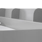 Domino Triple Sleeper Light Grey - Light Grey Wooden Triple Bunk Bed ModelBedroom