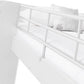 Domino Triple Sleeper White - Triple Sleeper Bunk Bed for Kids ModelBedroom