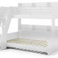 Domino Triple Sleeper White - Triple Sleeper Bunk Bed for Kids ModelBedroom