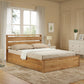 Luxury Modena Solid Oak Ottoman Storage Bed ModelBedroom