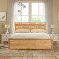 Luxury Modena Solid Oak Ottoman Storage Bed ModelBedroom