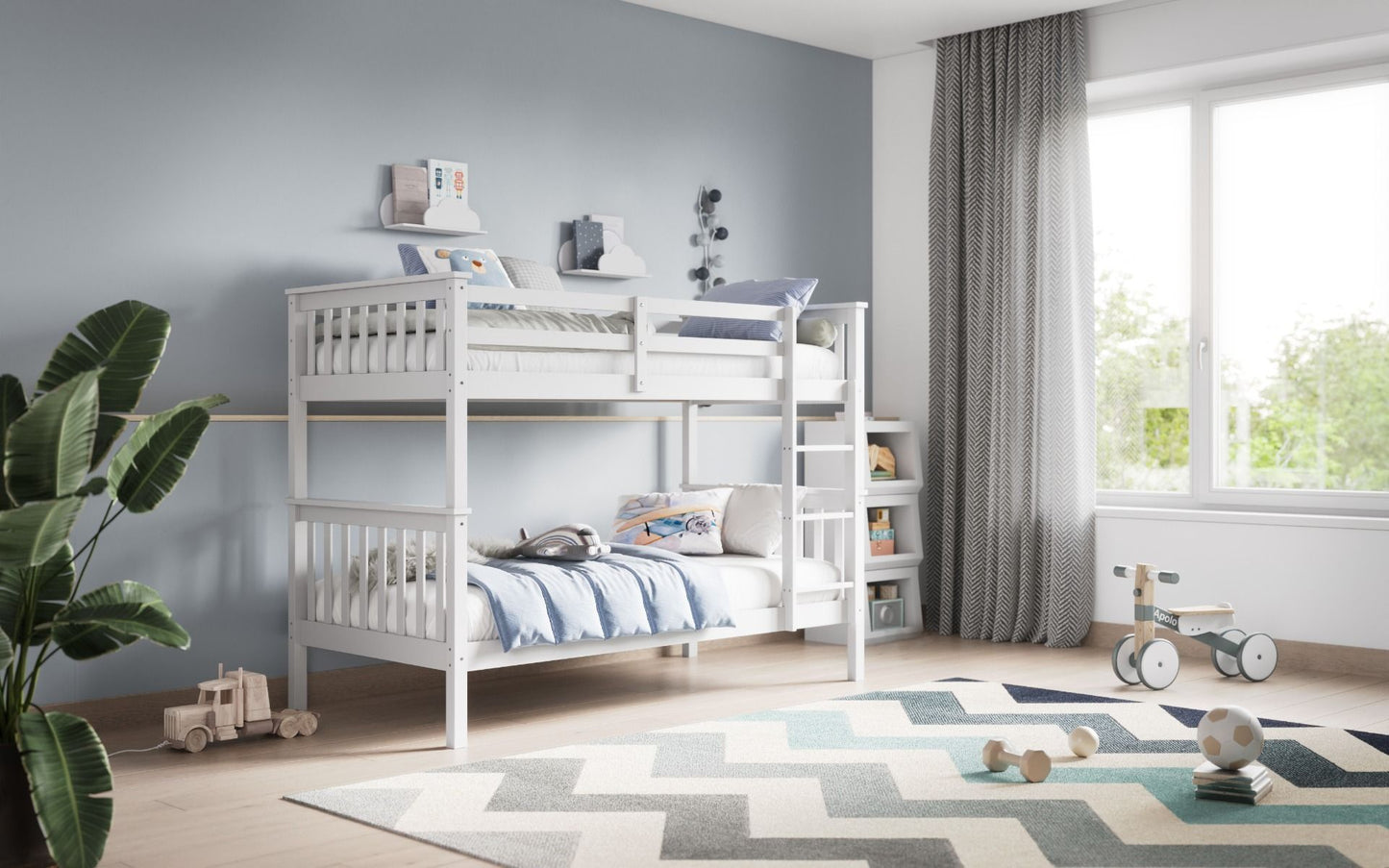 Flair Wooden Zoom Detachable Bunk Bed - Zoom Single Bunk Bed ModelBedroom