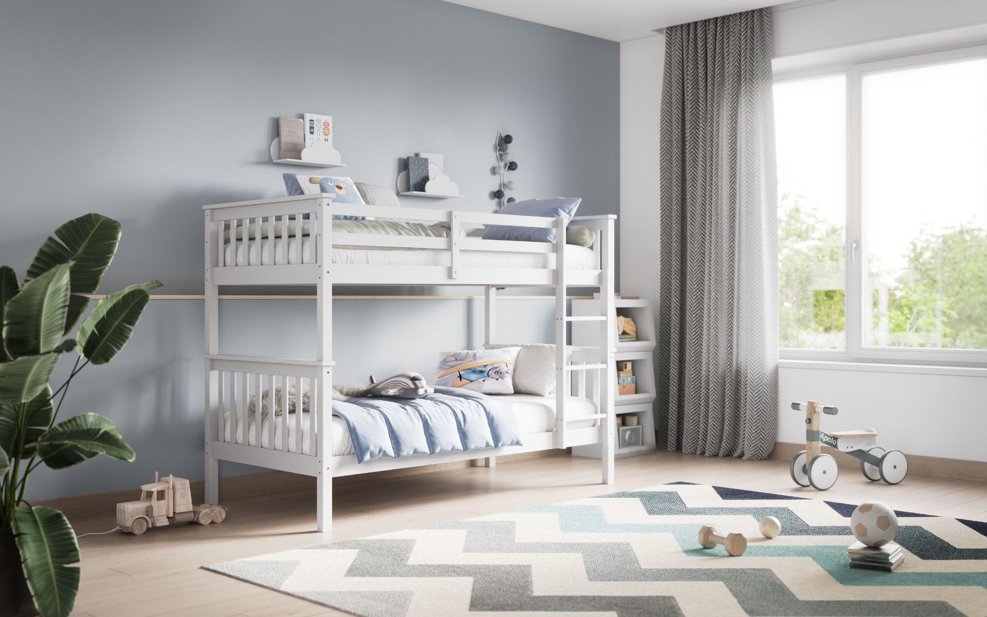 Flair Wooden Zoom Detachable Bunk Bed - Zoom Single Bunk Bed ModelBedroom