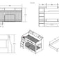 Flair Flick Bunk Bed White with Shelves And Drawer - Kids Single Bunk Bed ModelBedroom