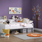 Grace Pura White Day Bed - Julian Bowen Day Bed ModelBedroom