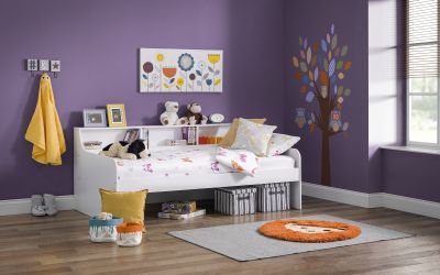 Grace Pura White Day Bed - Julian Bowen Day Bed ModelBedroom