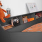 Jupiter Mid Sleeper Anthracite - Kids Mid Sleeper with Storage and Desk ModelBedroom