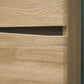 Kensington 4 Door Wardrobe with 2 Mirror doors in Oak ModelBedroom