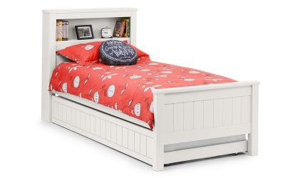 Maine Bookcase Bed Surf White - Teenage Single Bed ModelBedroom