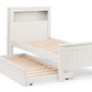 Maine Bookcase Bed Surf White - Teenage Single Bed ModelBedroom